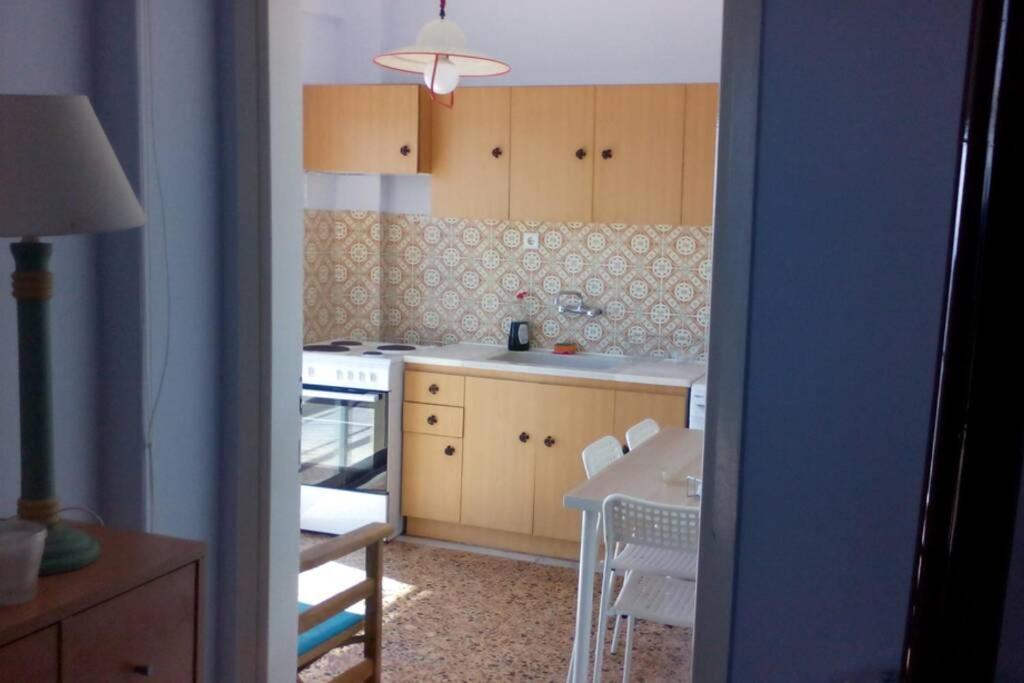 Sunshine House Offering Spectacular Views To Olymp A Appartement Nea Iraklia Buitenkant foto