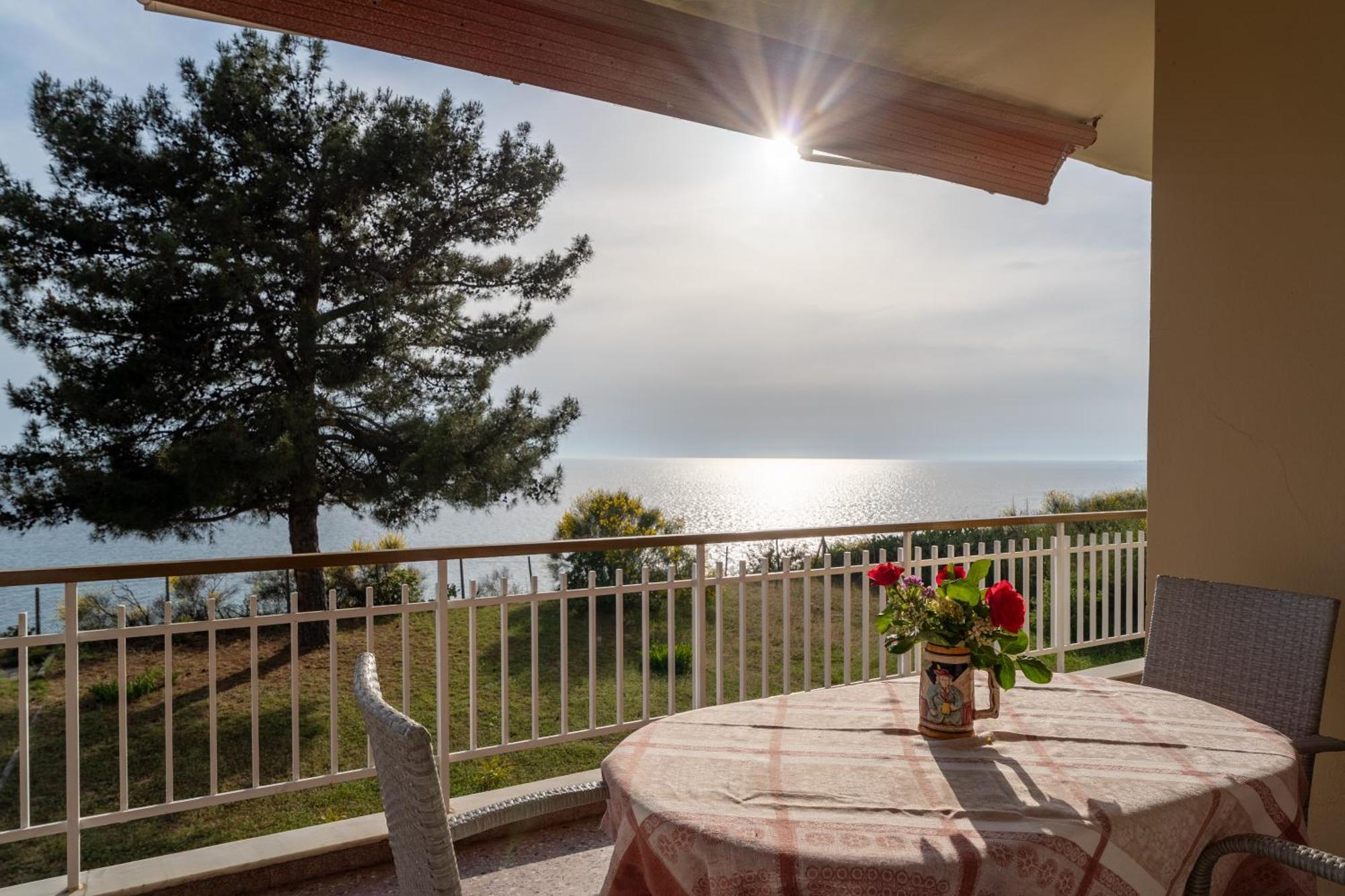 Sunshine House Offering Spectacular Views To Olymp A Appartement Nea Iraklia Buitenkant foto